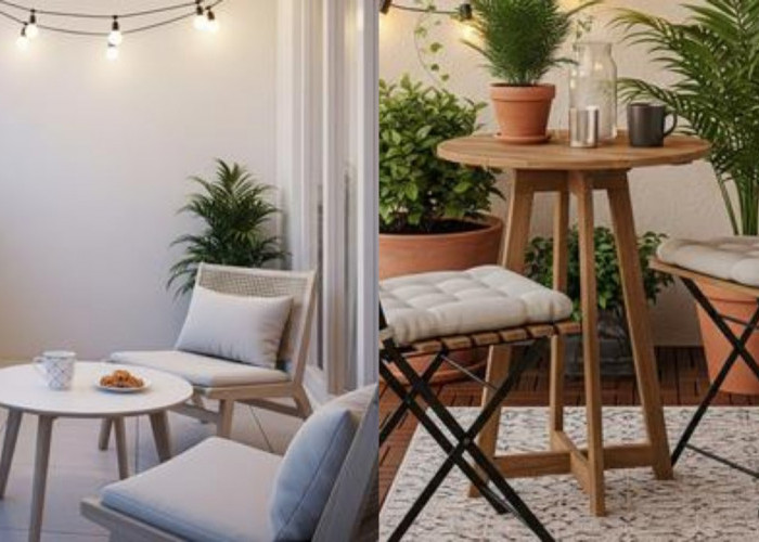 Balkon Mini Ala Kafe Kecil, Solusi Nongkrong Nyaman Tanpa Keluar Rumah!