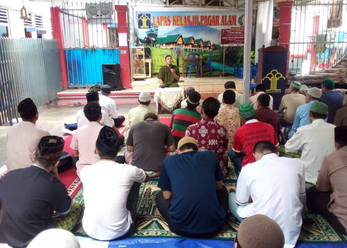 Ternyata Begini Suasana Pembinaan WBP Selama Ramadhan di Lapas Pagar Alam