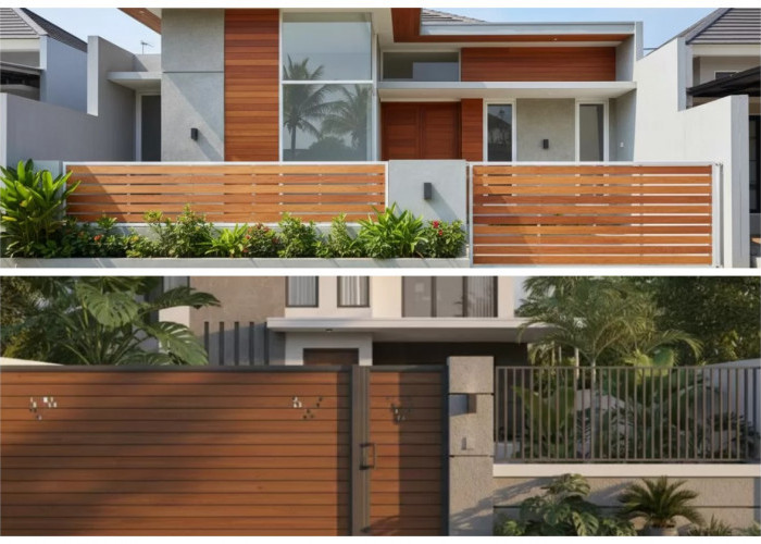 Pagar Lisplang Baja Ringan Motif Kayu Jadi Tren Wajah Baru Hunian Modern 2026!