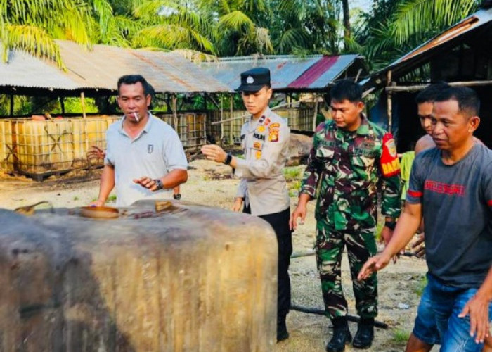 Tim Gabungan TNI Polri Bongkar Sarang Ilegal Drilling di Banyuasin dan Muratara  Amankan BB Penyulin