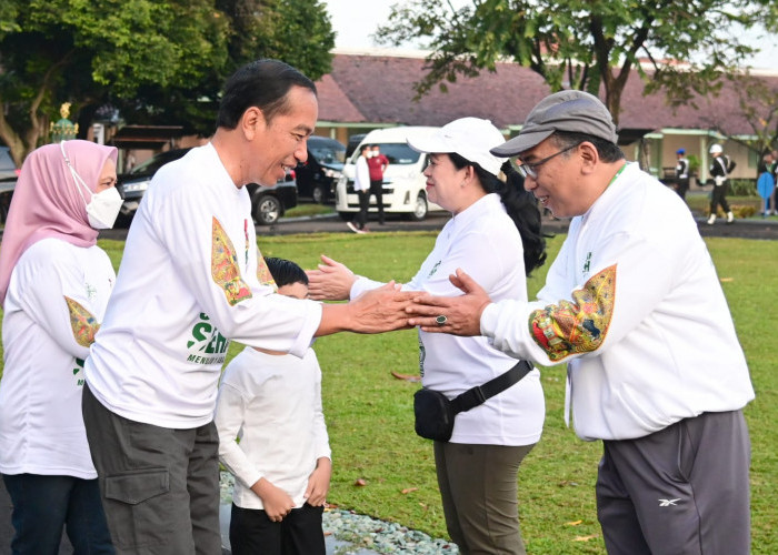 Presiden Jokowi Buka dan Ikuti Jalan Sehat Menuju 1 Abad NU