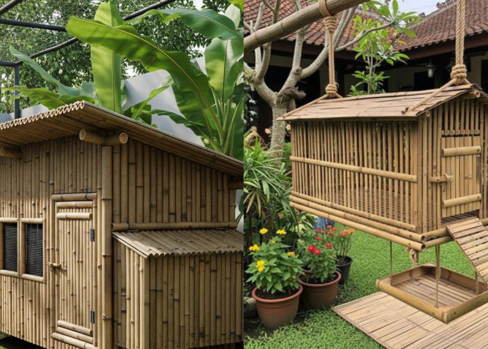 Inspirasi Kandang Ayam Bambu Bekas yang Sederhana dan Hemat Biaya!
