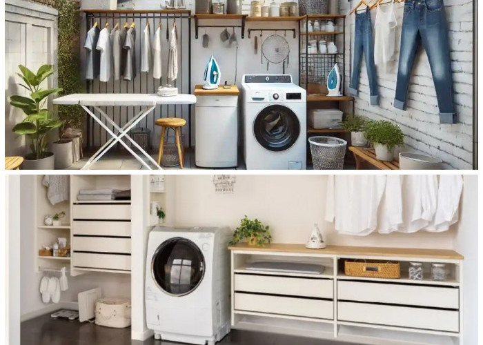Inspirasi Tempat Cuci Baju Minimalis Modern yang Hemat Ruang dan Tetap Fungsional