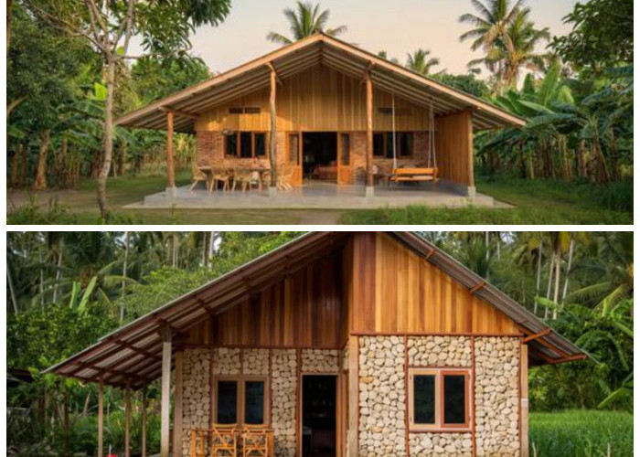 Tren Rumah Japandi 2026: 5 Desain Rumah Kayu Atap Miring yang Estetik dan Nyaman untuk Pasangan Muda