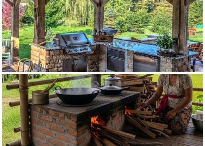 5 Inspirasi Dapur Tungku Kayu Bakar Sederhana, Solusi Masak Hemat dengan Nuansa Tradisional Modern