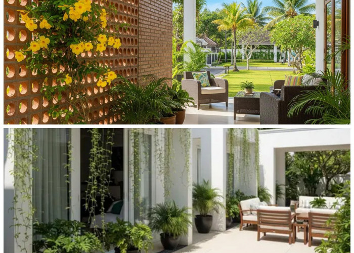 Teras Roster Modern dengan Tanaman Rambat: 7 Inspirasi Hunian Sejuk dan Menawan