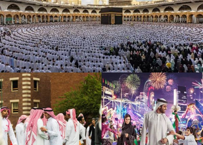 Tak Hanya di Indonesia. Perayaan Idul Fitri di Arab Saudi Sangat Meriah. Seperti Apa?