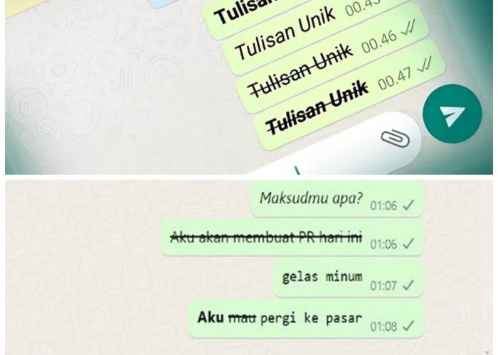 Trik Bikin Tulisan Keren di WhatsApp Tanpa Aplikasi, Gampang Banget!