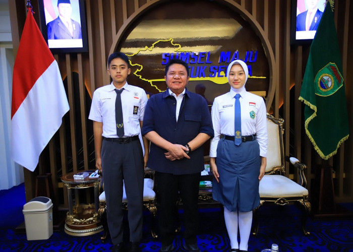 Herman Deru Tekankan Kesiapan Mental Dua Calon Paskibraka Nasional Asal Sumsel