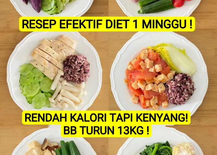 Mau Sukses Turun Berat Badan? Coba Menu Diet Sehat Ini Selama Seminggu!