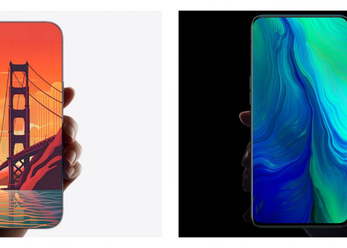 HP Samsung Tanpa Poni, Layar Penuh dengan Desain Futuristik