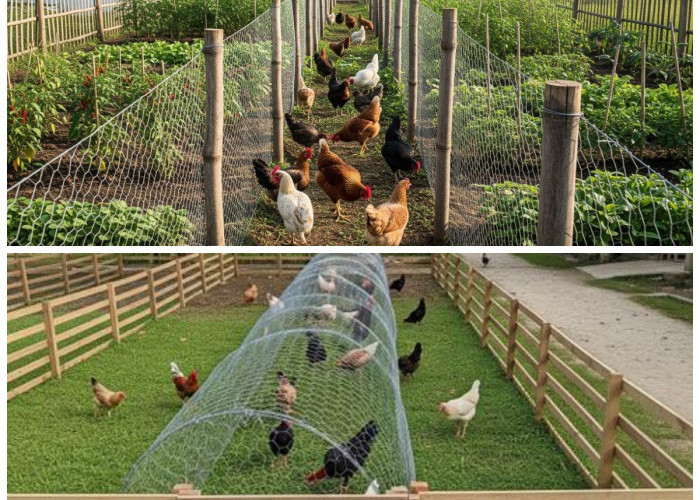 Inspirasi 7 Kandang Lorong Kawat Ayam Umbaran, Solusi Murah Agar Ayam Sehat dan Kebun Tetap Aman
