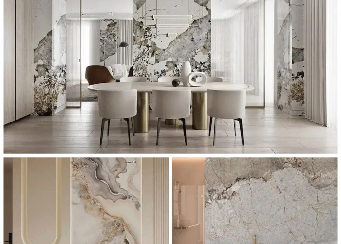 13 Inspirasi Marmer PVC Dinding Bikin Rumah Auto Mewah dan Elegan Tanpa Renovasi Besar!
