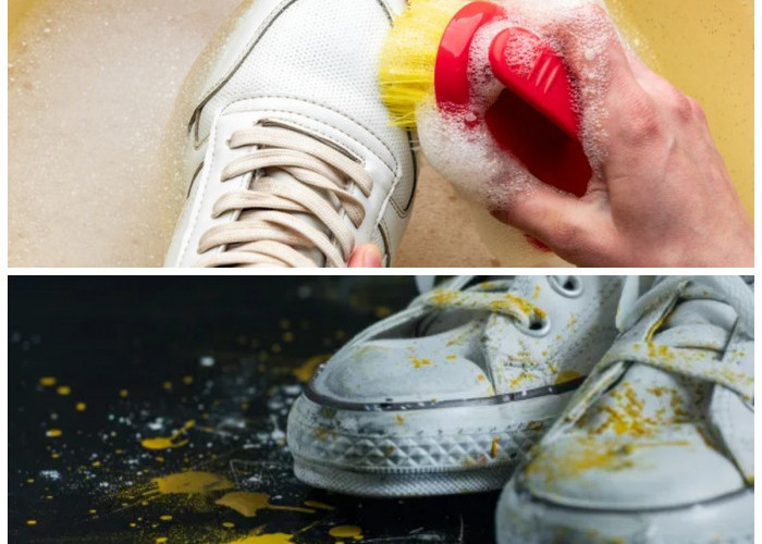 Warna Sepatu Putih Jadi Kuning? Ini Solusi Praktis agar Kembali Bersih