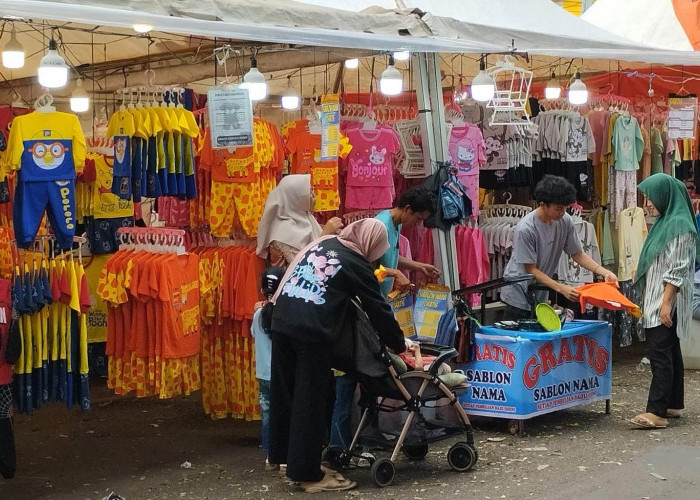 Kreativitas di Tengah Masyarakat Pagaralam, Sablon Baju Warnai Pasar Malam di Kota Pagaralam