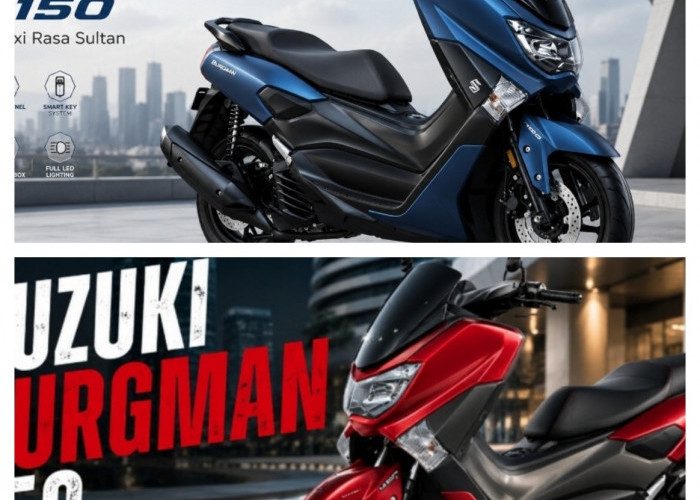  Semua Baru Suzuki Burgman 150 Resmi Diluncurkan, Skuter Otomatis dengan Nuansa Hayabusa
