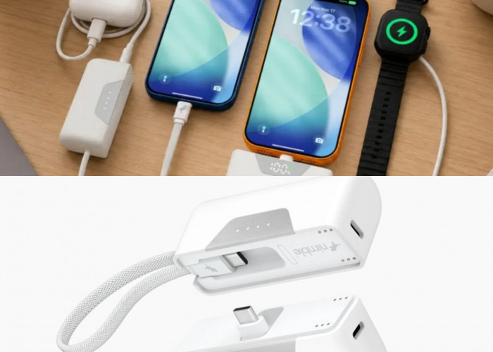 Praktis dan Unik! Powerbank Ini Menjadi Dua Alat Pengisi Daya Sekaligus
