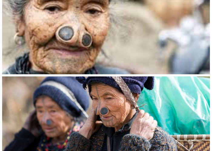 Uniknya Tradisi Suku Apatani: Wanita Wajib Menggunakan Sumbat Hidung sebagai Simbol