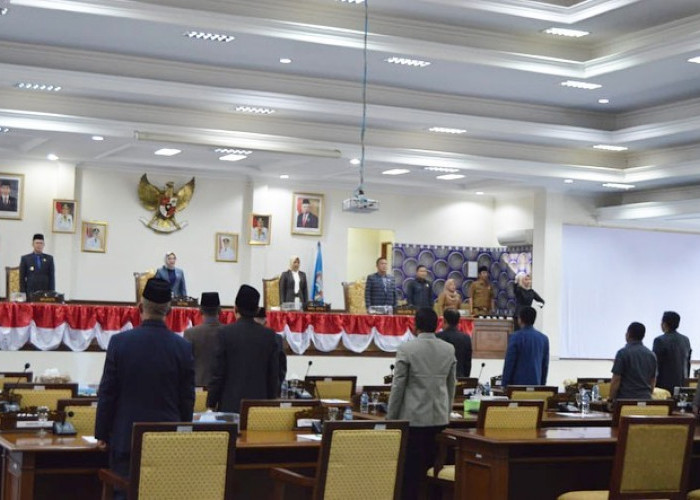 Paripurna XIII Sidang ke-I DPRD Pagaralam Khidmat, Dipimpin Ketua DPRD Pagaralam Jenni Shandiyah 