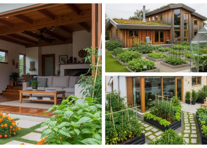 Rumah Hijau Masa Kini: 11 Desain Ramah Lingkungan dengan Kebun Sayur