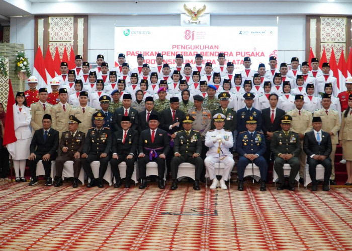 Herman Deru Kukuhkan Paskibraka Sumsel 2026, Siap Emban Tugas di HUT RI ke-81