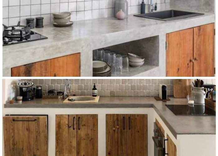Inspirasi Meja Dapur Cor Minimalis: Ragam Bentuk Sederhana untuk Hunian Rumah