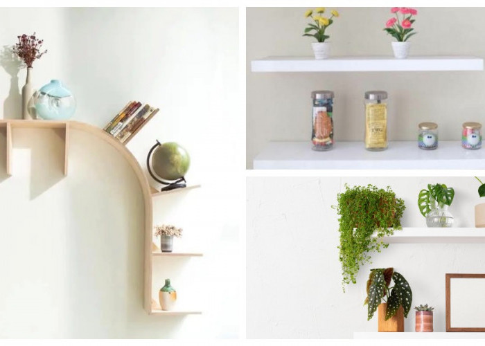 Bikin Hunian Rapi! 13 Model Rak Gantung Dinding Favorit untuk Rumah Minimalis