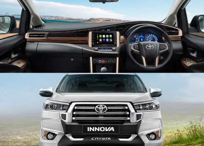 Toyota Innova Crysta Facelift 2026 Resmi Meluncur, Tampilan Depan Bergaya Land Cruiser