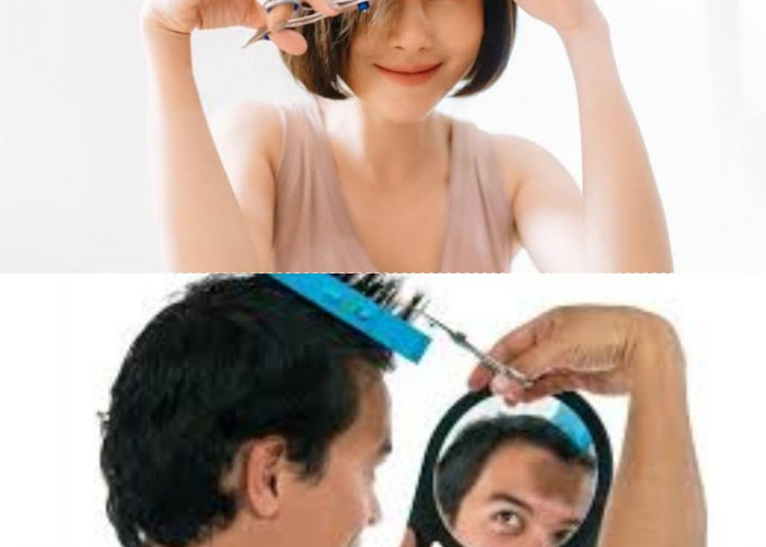 Tips Memotong Rambut Sendiri di Rumah