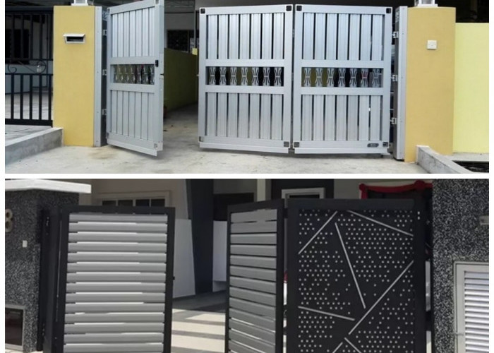 14 Inspirasi Pagar Lipat Minimalis Modern, Rumah Tampak Lebih Rapi dan Elegan