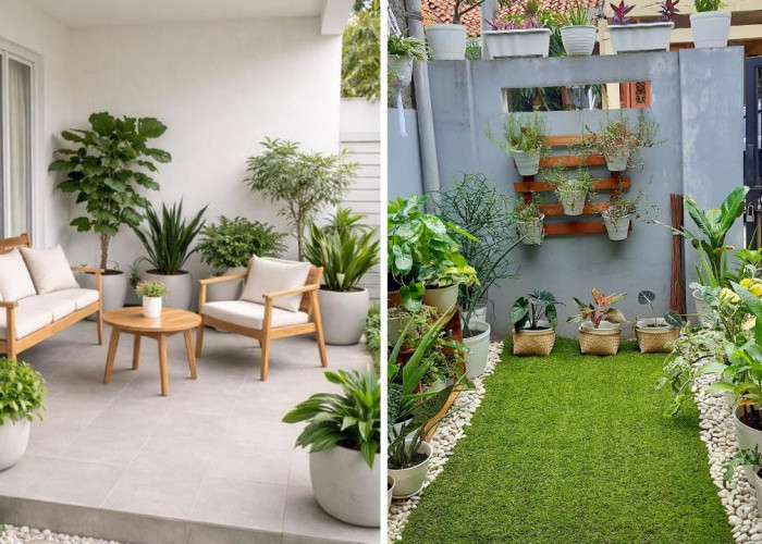 Inspirasi Teras Asri dengan Taman Mini, Suasana Rumah Auto Nyaman!