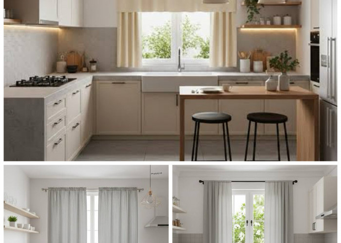 7 Inspirasi Gorden Dapur Minimalis 2026, Bikin Tampilan Lebih Estetik dan Rapi Tanpa Ribet!