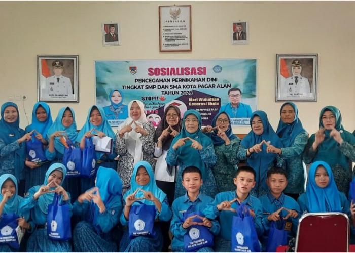 TP PKK Pagar Alam Edukasi Pelajar Cegah Pernikahan Dini