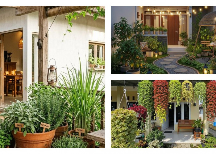 5 Ide Kebun Buah Mini di Halaman Depan Rumah Bergaya Taman Kafe untuk Lahan Terbatas