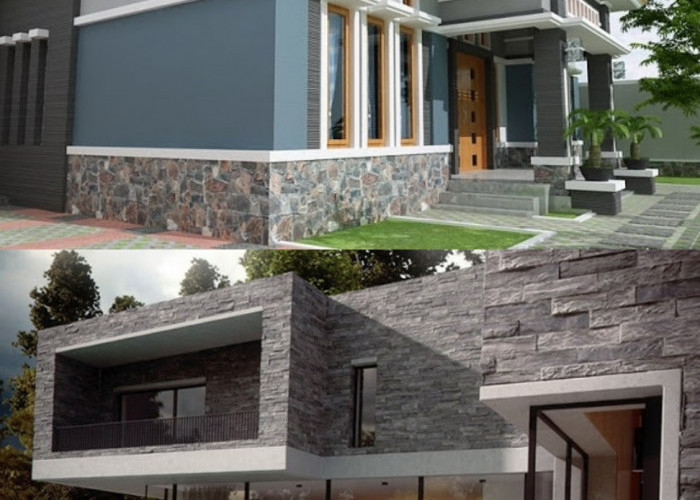 6 Pilihan Warna Batu Alam untuk Fasad Rumah Modern yang Terlihat Kekinian
