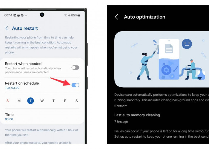 Begini Cara Mengaktifkan Auto Restart Samsung Biar HP Nggak Lemot