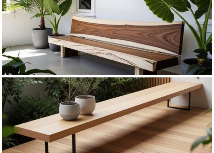 9 Inspirasi Teras Minimalis dengan Bangku Kayu Panjang, Simpel tapi Bikin Tampilan Rumah Lebih Menarik