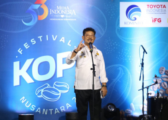  Naikkan Kelas dan Ekspor Dibidang Pertanian, Mentan Buka Event Festival Kopi Nusantara 2023