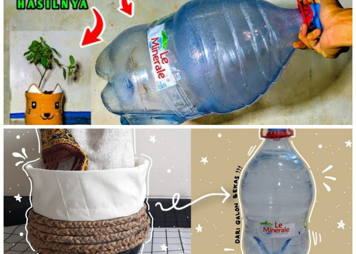 Kreatif dan Hemat! 8 Ide Daur Ulang Galon Bekas Lengkap dengan Cara Membuatnya