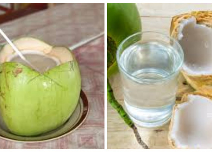 Air kelapa dikenal sebagai minuman alami yang menyegarkan, terutama saat cuaca panas.