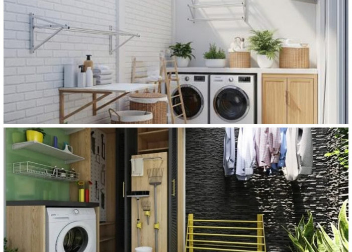 Ide Kreatif Jemuran Estetik dari Barang Sederhana, Cocok untuk Ruang Cuci Minimalis