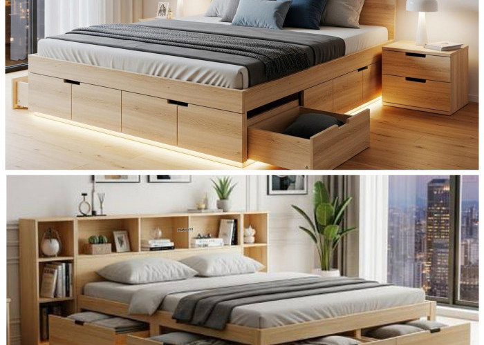 Kamar Makin Rapi! 7 Tempat Tidur Multifungsi dengan Laci Penyimpanan Paling Stylish 2026!