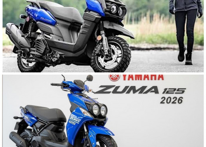 Yamaha Zuma 125 2026 Resmi Hadir! Skutik Adventure Irit BBM dengan Desain Gagah dan Mesin Bandel!