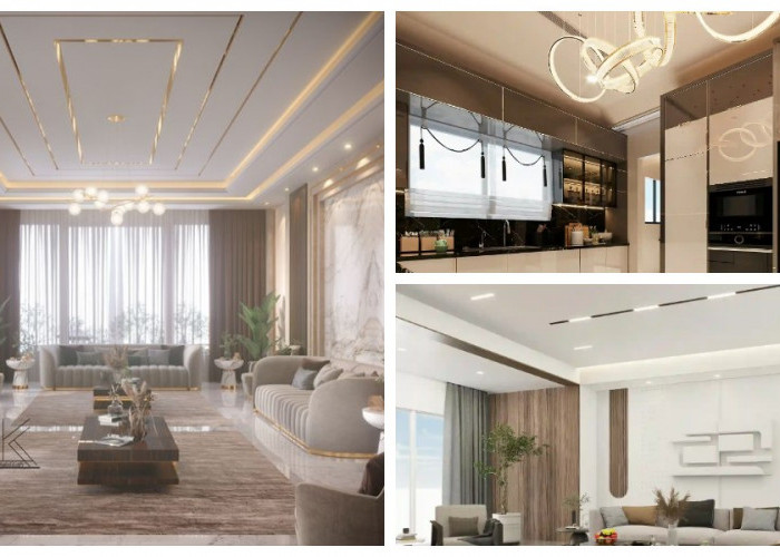 Tampil Futuristik! Ragam Lis Plafon PVC Perak Motif Premium untuk Interior Elegan