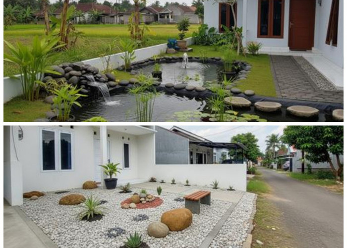 Taman Rumah Desa Tanpa Rumput: Solusi Hemat, Tampilan Tetap Cantik dan Rapi