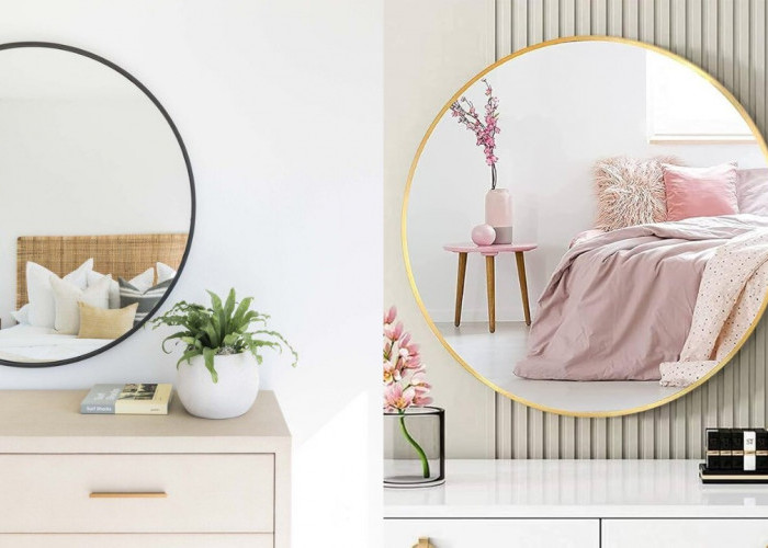 Rekomendasi Cermin Dinding Tempel untuk Kamar Tidur yang Cozy dan Modern!