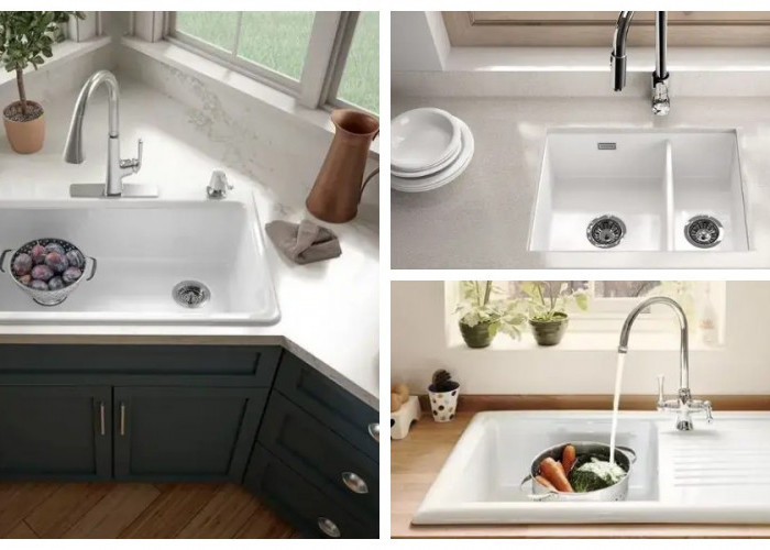 Bikin Dapur Makin Rapi dan Estetik dengan 13 Tempat Cuci Piring Keramik Terbaik