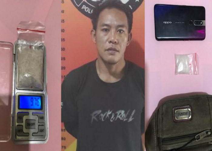 Ateng Gagal Edarkan Sabu, Usai Kediamannya Digerebek Satres Narkoba