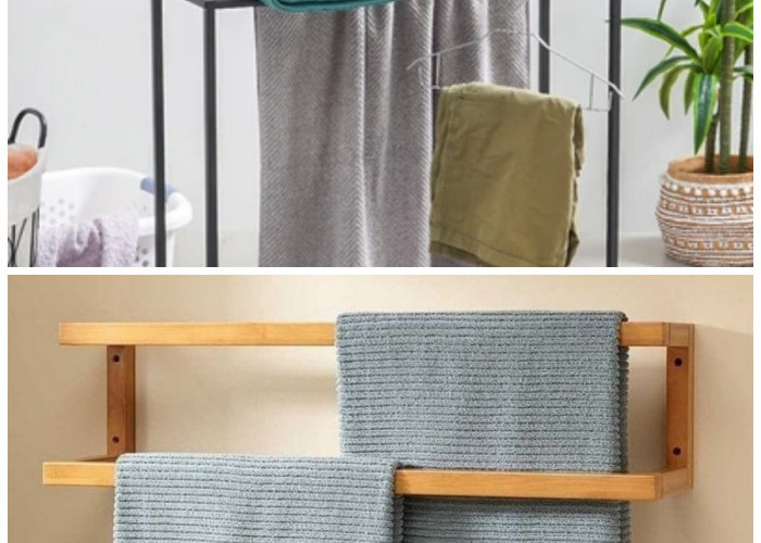 Jemuran Handuk Minimalis yang Estetik, Solusi Praktis untuk Hunian Masa Kini