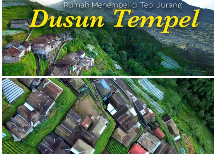 Mengintip Kehidupan di Dusun Tempel, yang Punya Kemiringan Sampai 33 Derajat di Indonesia